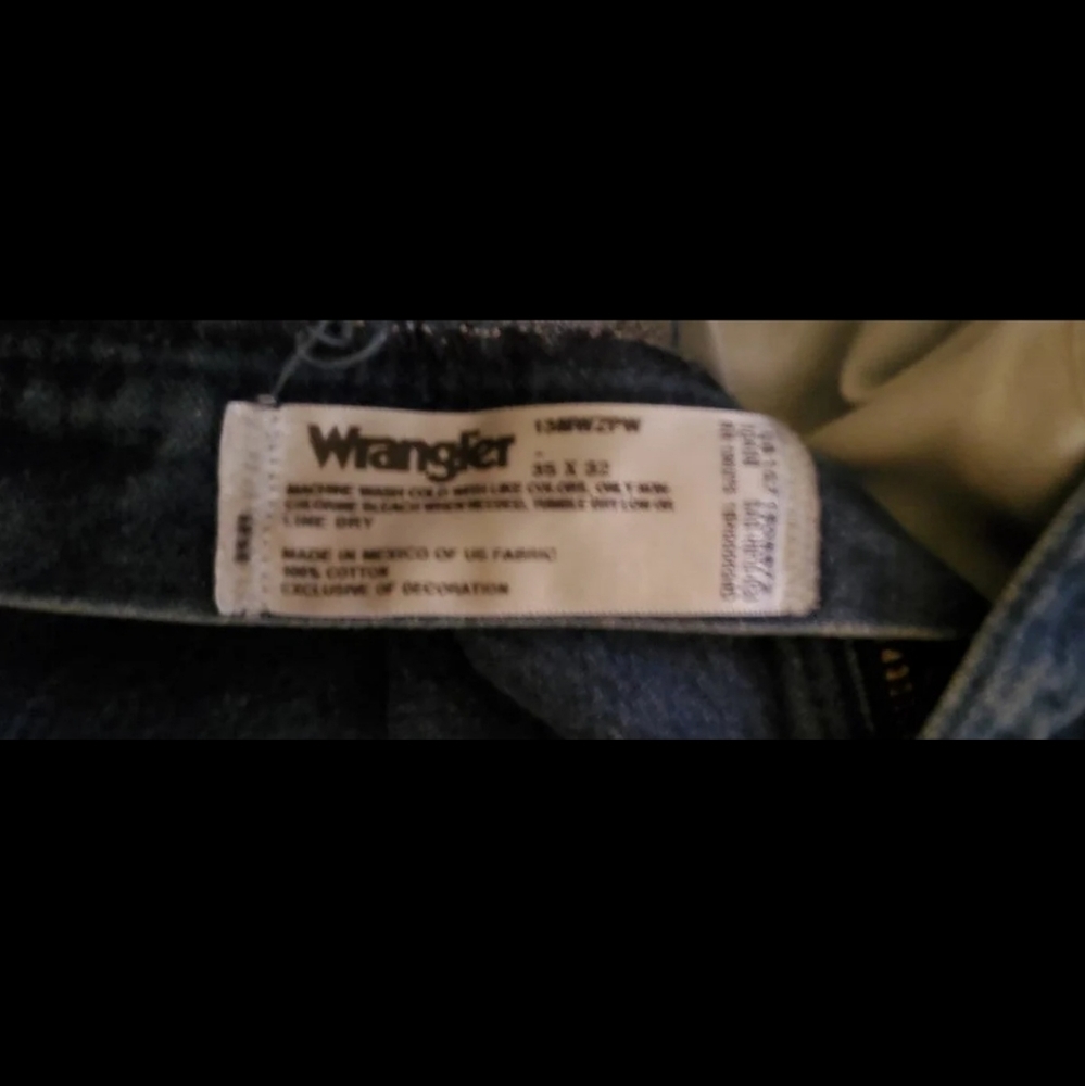 Wrangler blue jeans